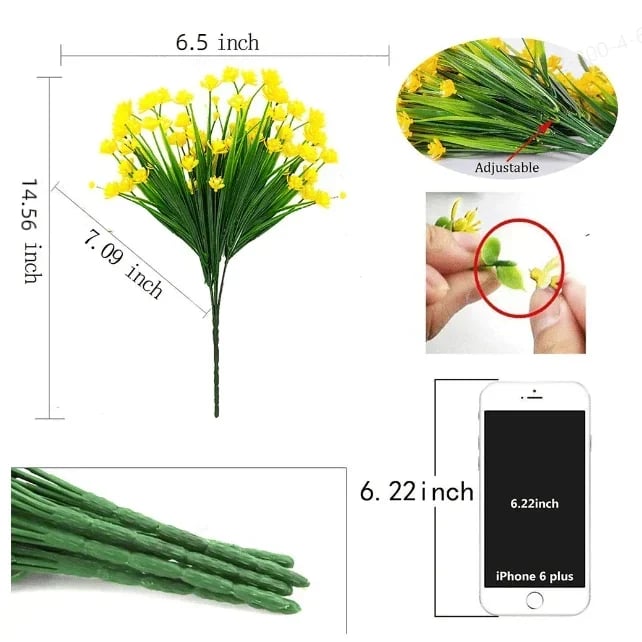 💥Last Day 50% OFF - 💐Outdoor Artificial Flowers