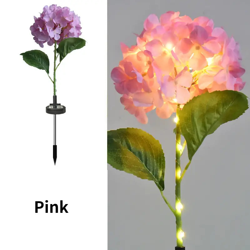 🔥Hot Sale-50% OFF🔥Outdoor Solar Hydrangea Flower Lights