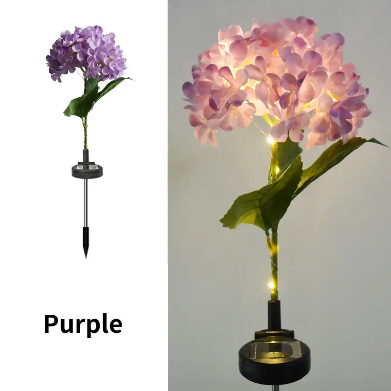 🔥Hot Sale-50% OFF🔥Outdoor Solar Hydrangea Flower Lights