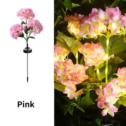 🔥Hot Sale-50% OFF🔥Outdoor Solar Hydrangea Flower Lights