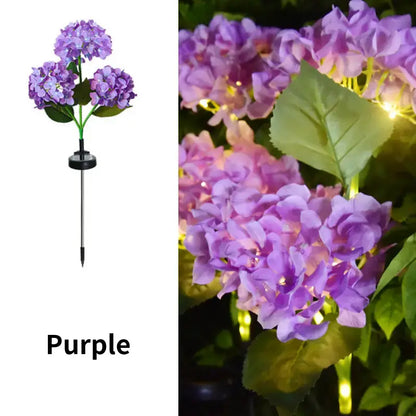 🔥Hot Sale-50% OFF🔥Outdoor Solar Hydrangea Flower Lights