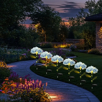 🔥Hot Sale-50% OFF🔥Outdoor Solar Hydrangea Flower Lights