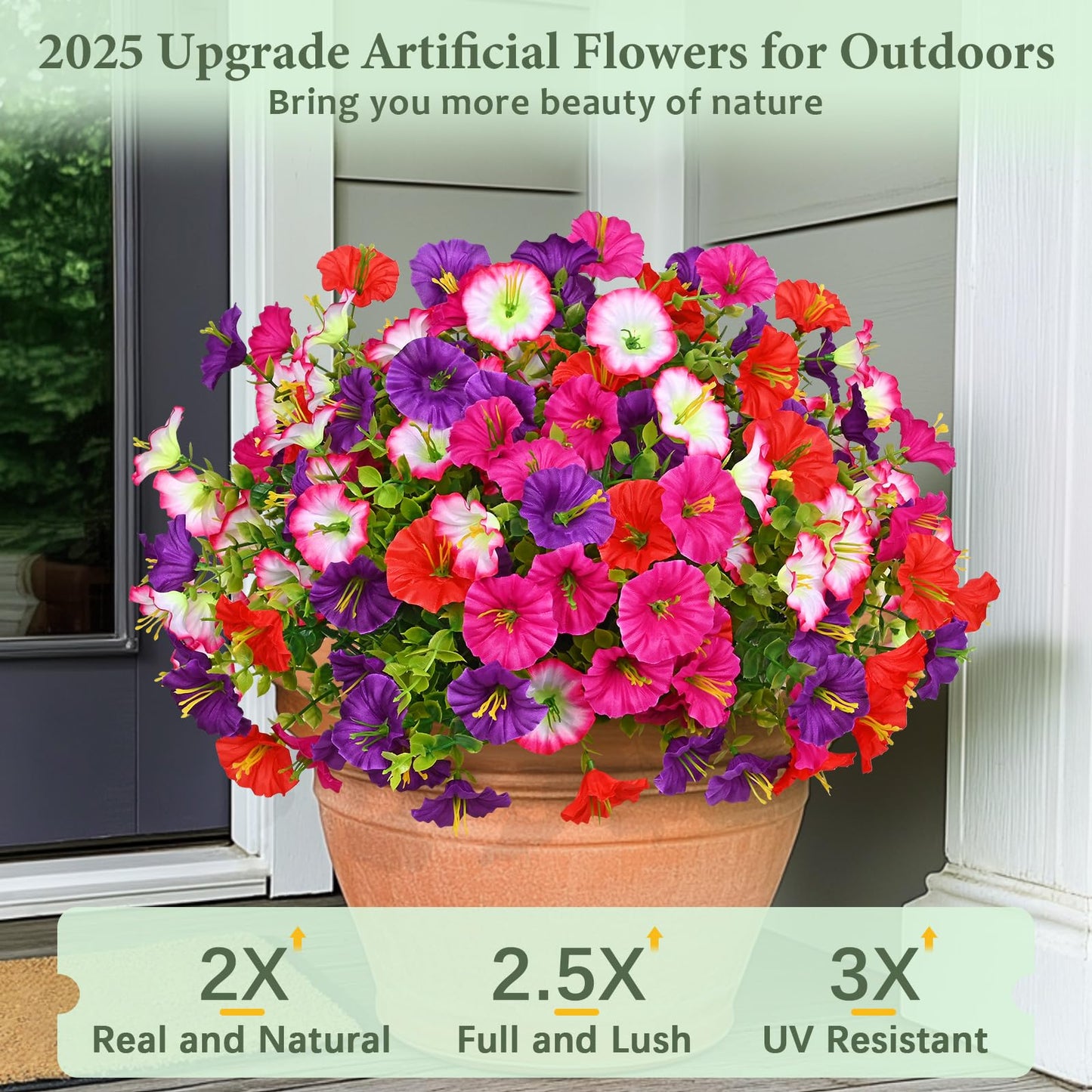 💐UV-Resistant Artificial Petunias – Always Blooming, Zero Maintenance