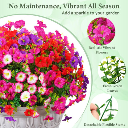 💐UV-Resistant Artificial Petunias – Always Blooming, Zero Maintenance