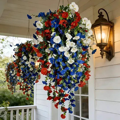 ✨Independence Day Hot Sale💖💙 Red, White & Blue Flowers for America’s 250th – Perfect for Porch & Party 💐