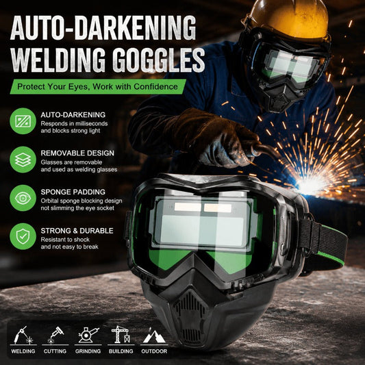 🛠️ Auto-Darkening Welding Helmet