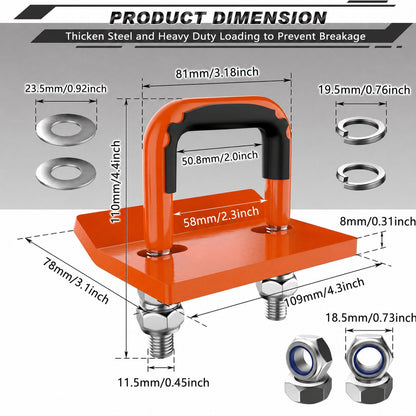 🚛 Heavy Duty Anti-Rattle Trailer Hitch Tightener Stabilizer