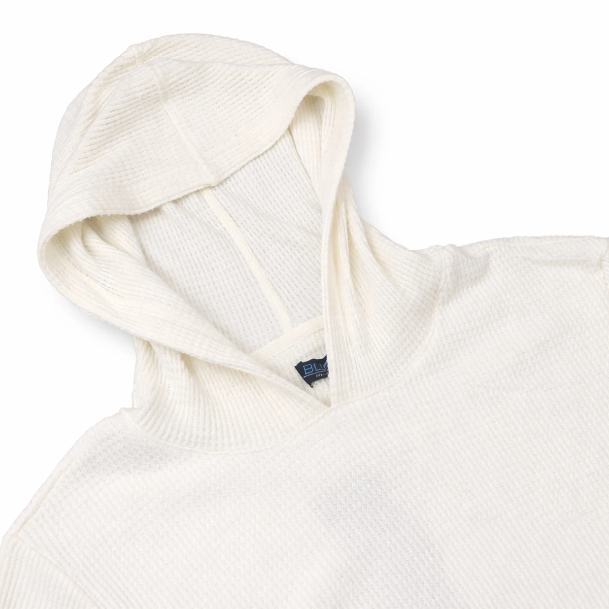 Men’s Waffle Knit Pullover Hoodie – Casual Long-Sleeve Sweatshirt for Everyday Wear