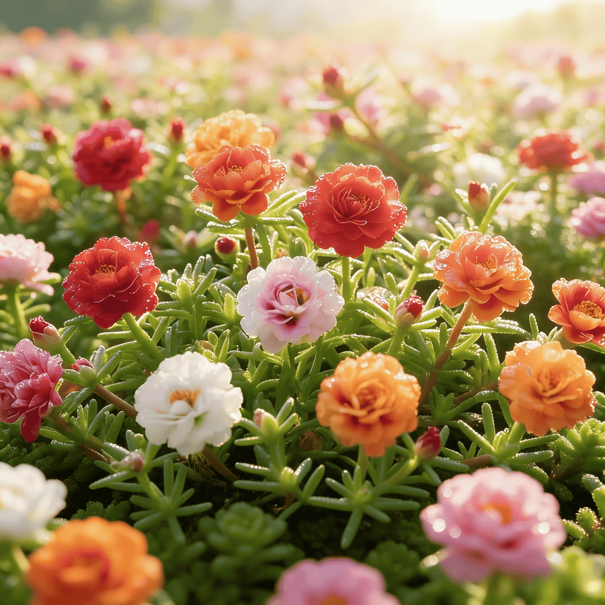 🌸Moss Rose Seeds – 🌿Perennial Flower Seeds / Large Flowers / Easy to Grow