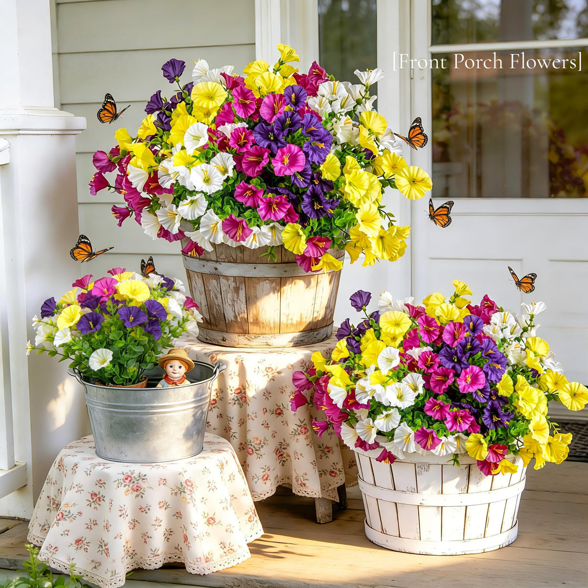 💐UV-Resistant Artificial Petunias – Always Blooming, Zero Maintenance