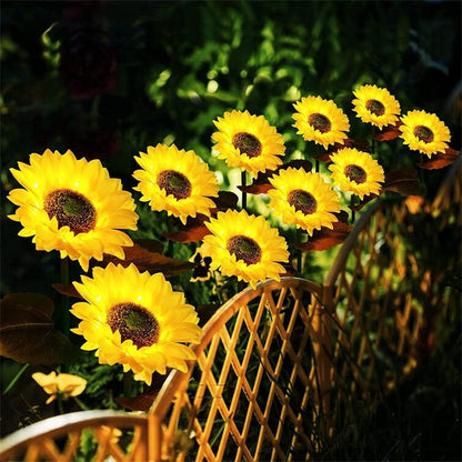 🌻 Solar Sunflower Lights ✅ Waterproof & Auto On/Off | Glowing Garden Decor ✨