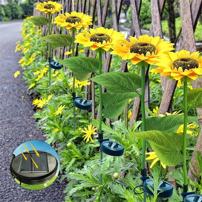 🌻 Solar Sunflower Lights ✅ Waterproof & Auto On/Off | Glowing Garden Decor ✨