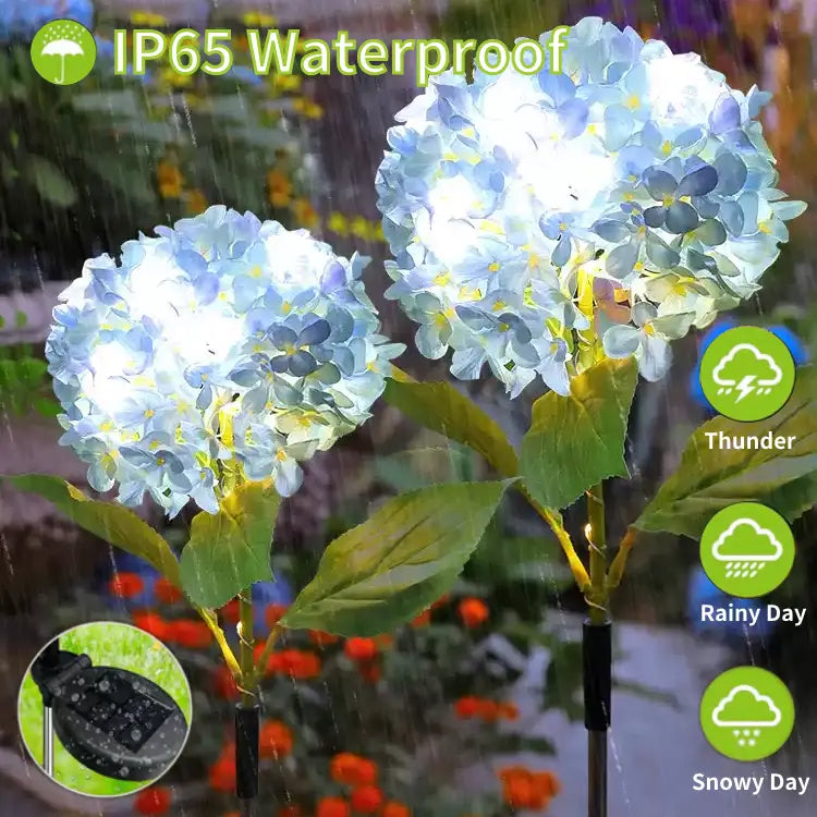 🔥Hot Sale-50% OFF🔥Outdoor Solar Hydrangea Flower Lights