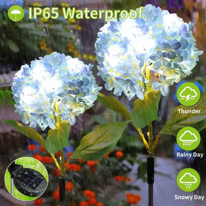🔥Hot Sale-50% OFF🔥Outdoor Solar Hydrangea Flower Lights